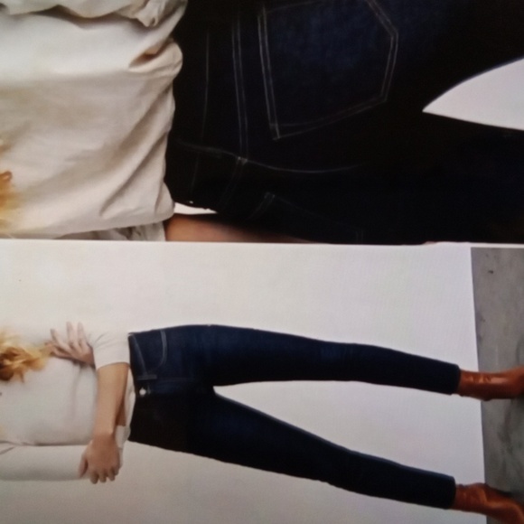 Imogene and Willie Dark Blue Jeans Elizabeth Style Skinny High Rise Womens 25 - Picture 1 of 12